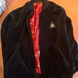 Adidas x Pharrell Velvet Black Track Jacket